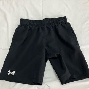 Under Armour Kid’s Black Elastic Shorts